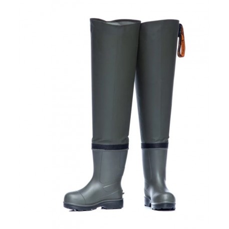 Сапоги рыбацкие из ЭВА с ПУ подошвой с утеплителем,надставка из винитола "Нептун" р.41 олива