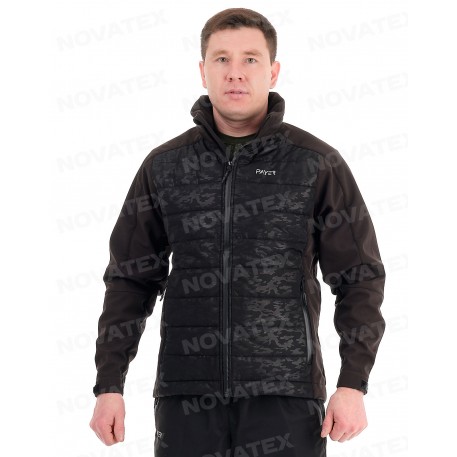 Куртка «Рига» (таслан, черный кмф) PAYER (р-р 56-58 рост 182-188)