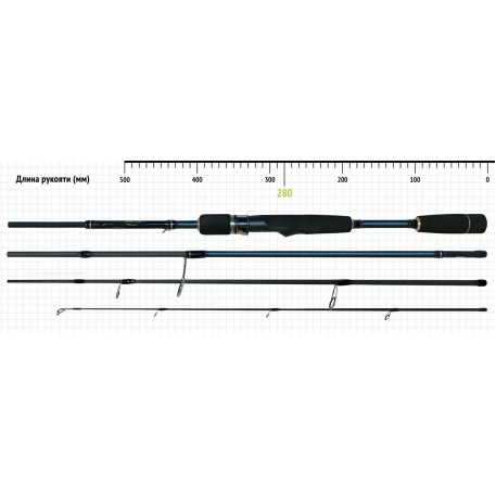 Спиннинг NORSTREAM Flagman T 704MH тест 10-40гр