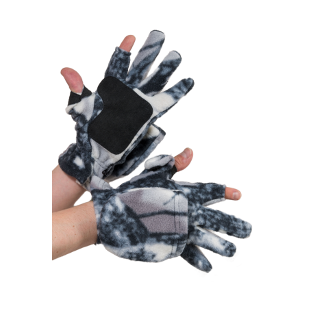 Перчатки Хольстер "Охотника" флис/зимний лес 30