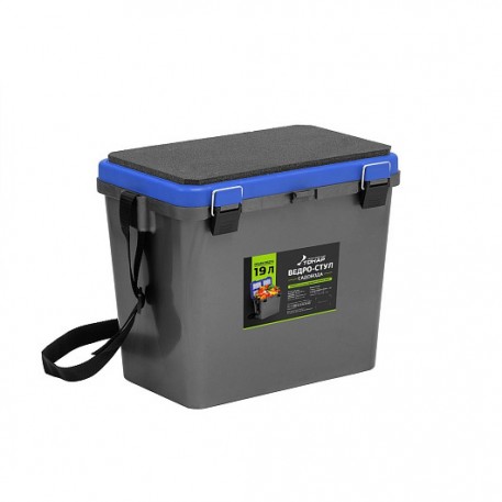 Ведро-стул садовода (синий) Тонар