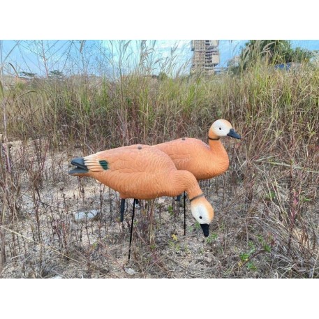 Утка Огарь Oscar Decoys Elite 3D Ruddy Duck смнаемые мягкий пластик 10шт (8+2) ERD-10
