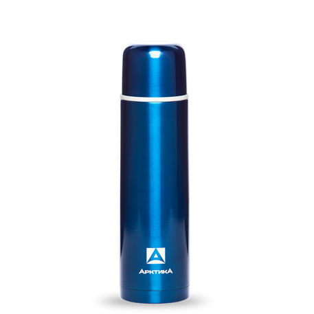 Термос бытовой, вакуумный, питьевой тм Арктика 750 мл, (синий)