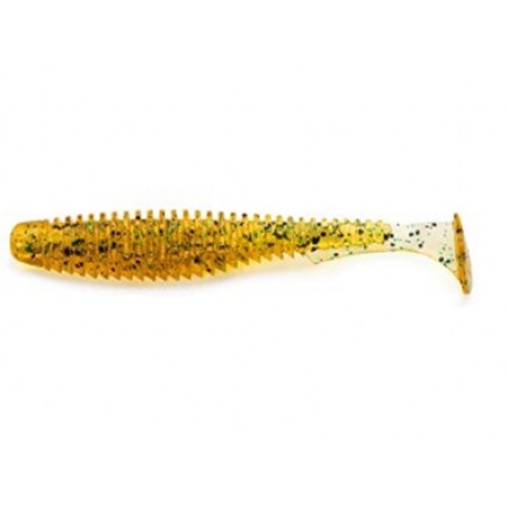 Мягкая приманка FishUp U-Shad 2" #036 Caramel-Green & Black