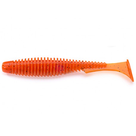 Мягкая приманка FishUp U-Shad 2" #049 Orange Pumpkin-Black