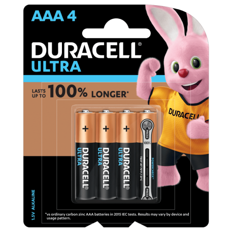 Батарейка Duracell Ultra AАA 4KP CEE M6