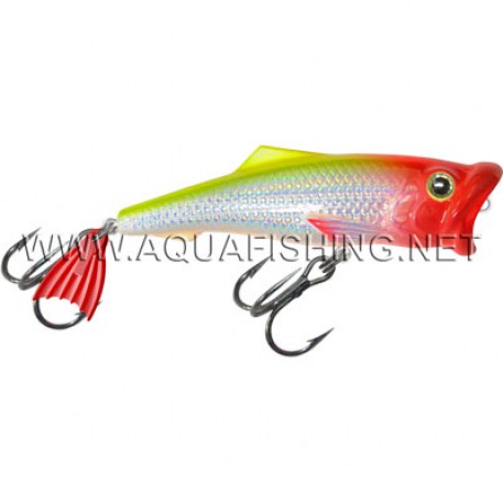 ПОППЕР AQUA 65mm, вес - 9,0g, цвет 014 (клоун)