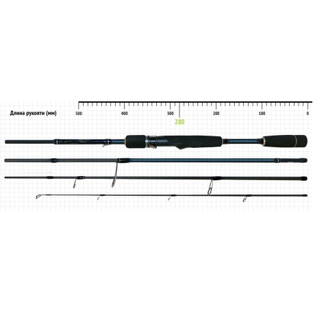 Спиннинг NORSTREAM Flagman T 704M тест 7-25гр