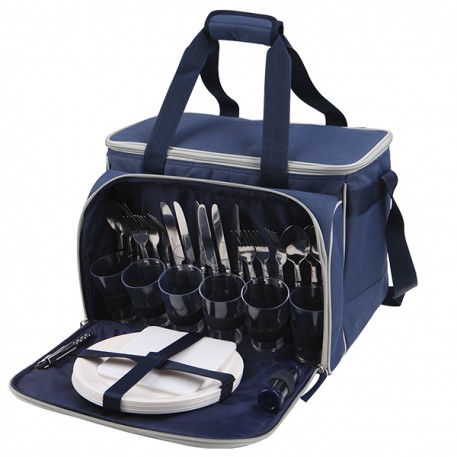 Набор для пикника, тм.Арктика на 6чел, синий