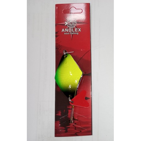 Блесна шумовая ANDLEX (цветная/серебро) 22гр (029)