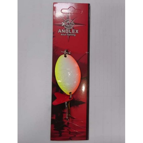 Блесна шумовая ANDLEX (цветная/серебро) 22гр (256)