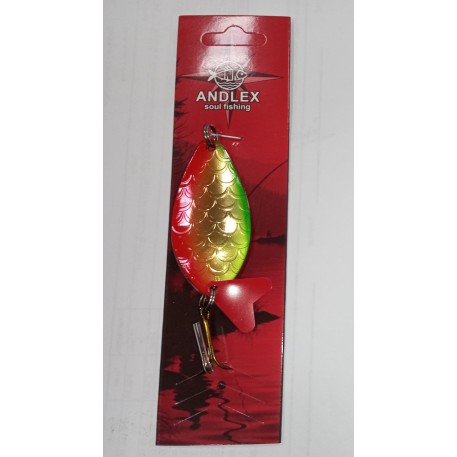 Блесна шумовая ANDLEX (цветная/медь) 21гр (254)