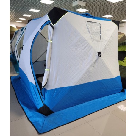 Палатка зимняя Куб 2.4х2.4х2.15 м RADAR (син) (утепленная)