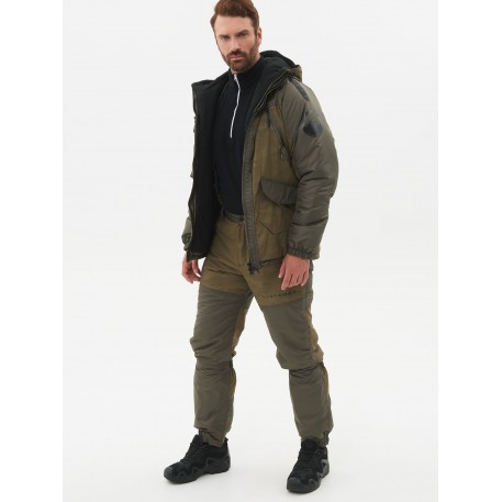 Костюм зимний Горка-Люкс ткань Breatheble Camo, цвет Хаки размер 60-62, рост 170-176