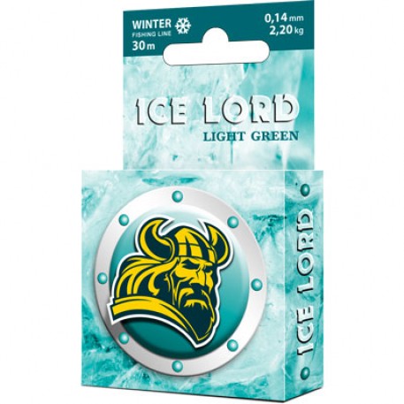 Леска зимняя Ice Lord Light Green 0,14mm 30m