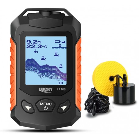 Эхолот Lucky Fishfinder (дисплей 2,6", черно-белый) (FL168D)