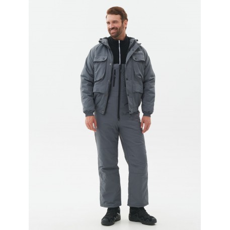 Костюм демисезонный Таймень ткань Breathable, цвет Серый, размер 44-46, рост 170-176