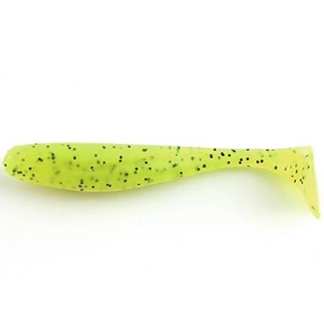 Мягкая приманка FishUp U-Shad 2" #055 Chartreuse-Black