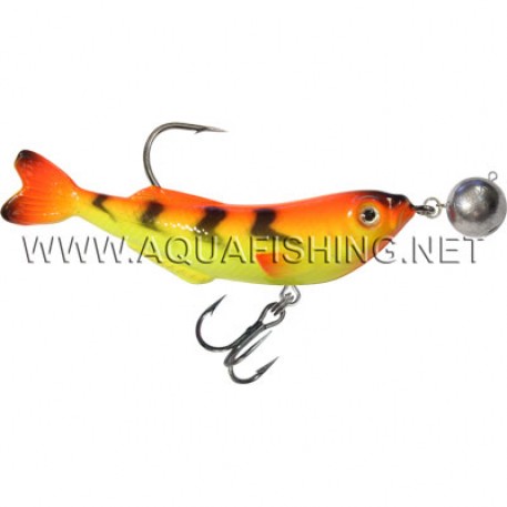 Воблер AQUA JIG-DOK с чебурашкой 86mm, цвет 050