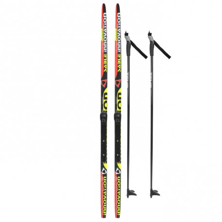Лыжный комплект Rottefella с креплением и палками wax р.200-205