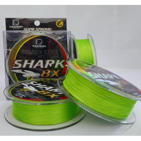 Плетенка Shark Х8 (0,20 мм) (12,4 кг) (100 м)