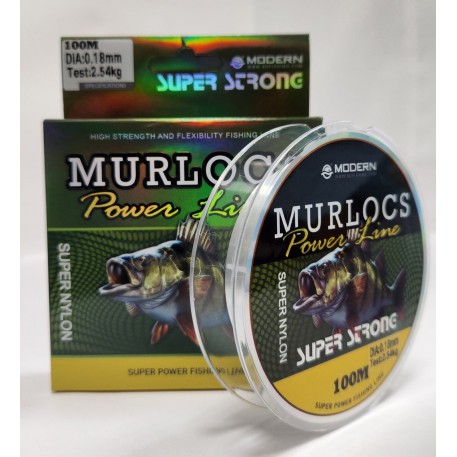 Леска Murlocs Power Line (0,18 мм) (2,54 кг) (100 м)